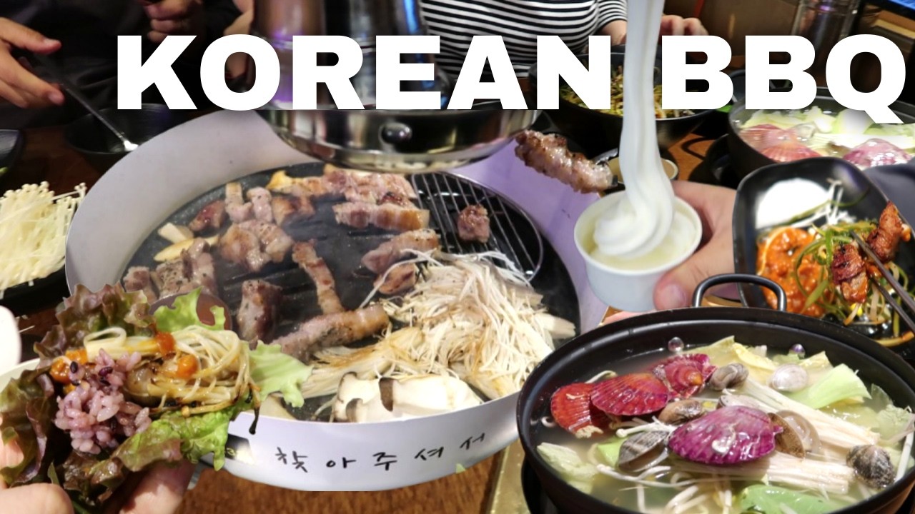 Trying SAMGYEOPSAL In Korea For The First Time🥩🔥