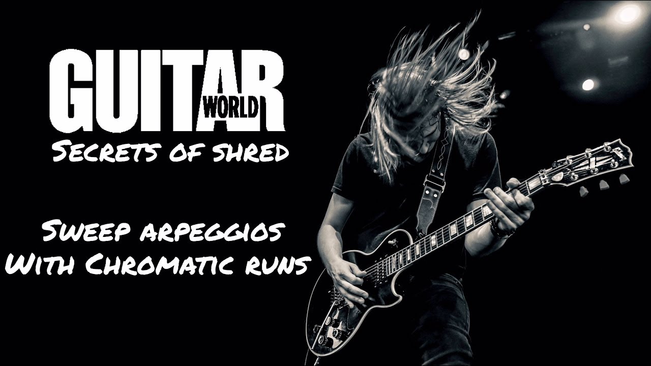Sammy Boller - Sweep Arpeggios with Chromatic Runs - Guitar World Lesson