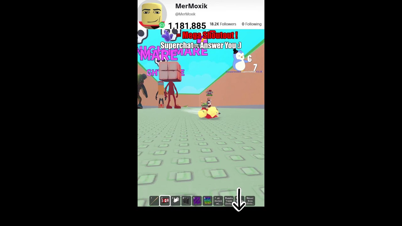 Playing Roblox LIVE with Every Viewer! 🔴 | #roblox #shorts