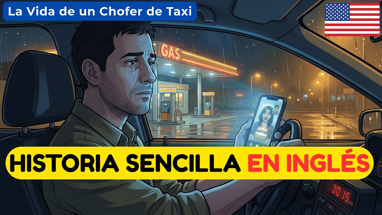 Empieza a entender inglés fácil y rápido con este relato: La Vida de un Chofer de Taxi
