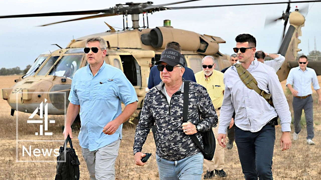US special envoy Steve Witkoff visits Gaza aid ‘death traps’