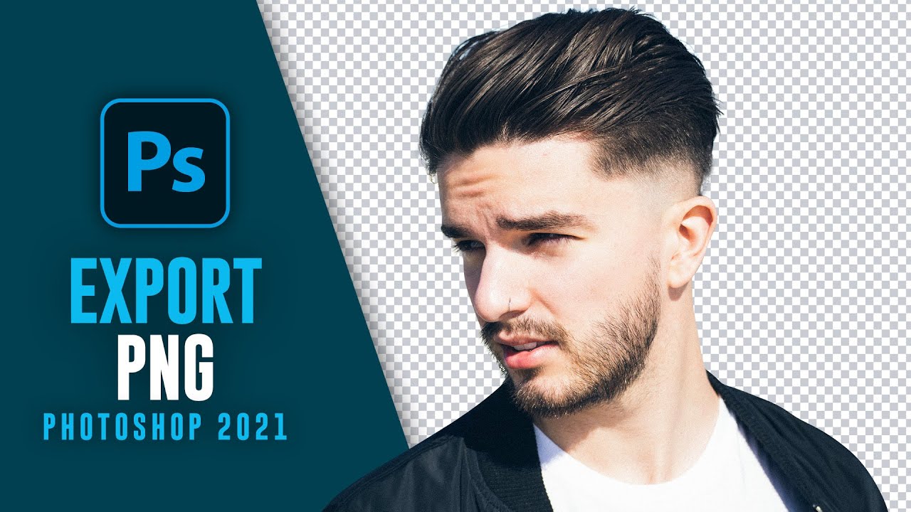 How to Create a Transparent PNG in Photoshop 2021 #BeginnerTutorial