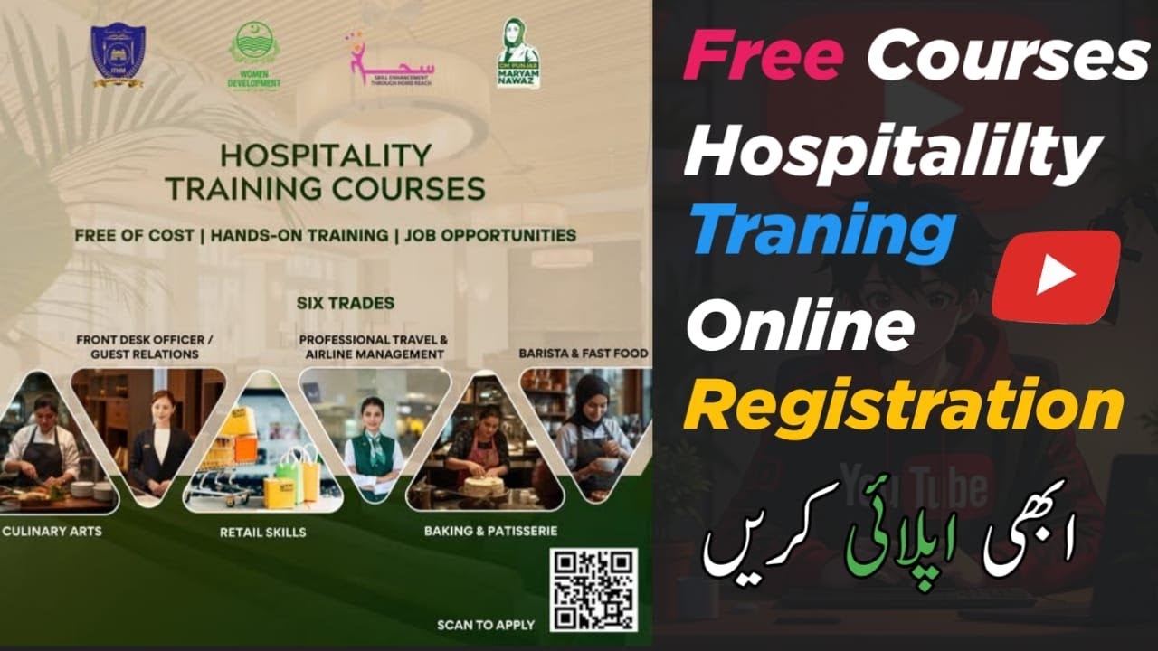Free Hospitality Training Course With Free Certificate Online Registration online apply