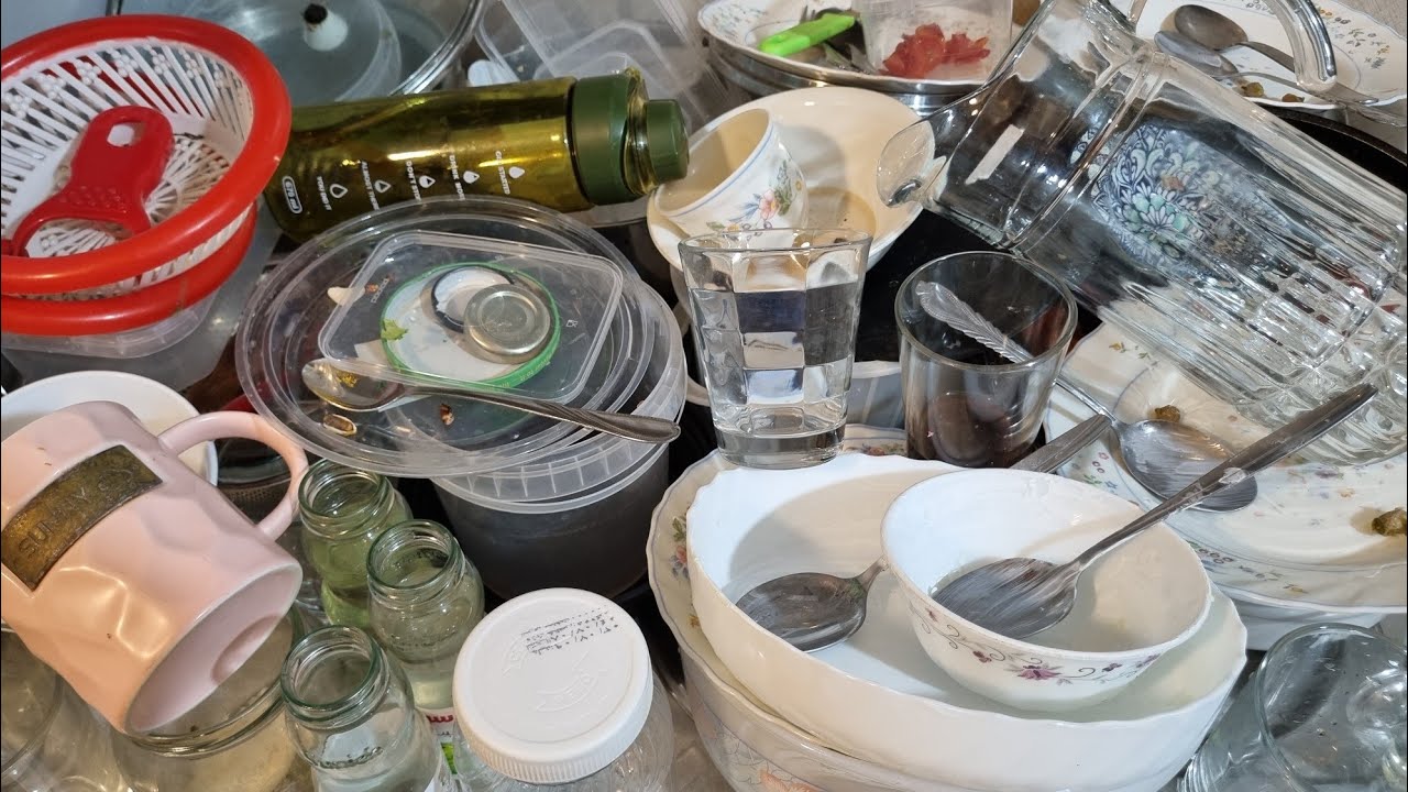 Мытье посуды – Тихий вечер. Мытье посуды – Чистый ASMR.