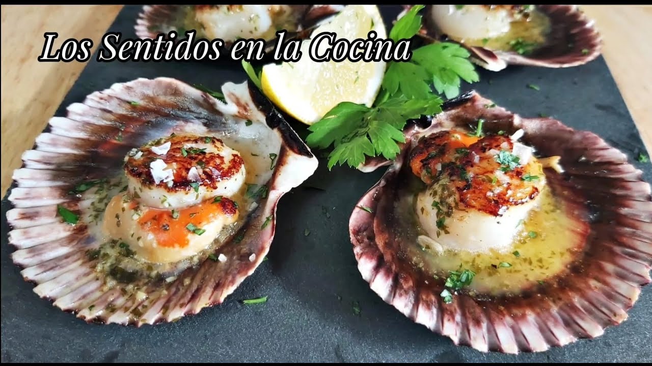 💥El secreto de las ZAMBURIÑAS O VOLANDEIRAS A LA PLANCHA CON SALSA MERY DE MANTEQUILLA.