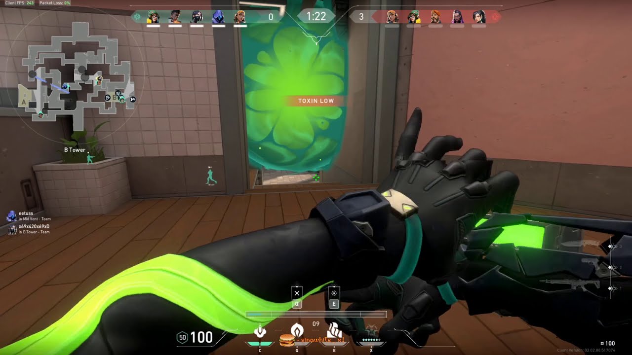 Valorant Dafran Playing Viper to the Radiant