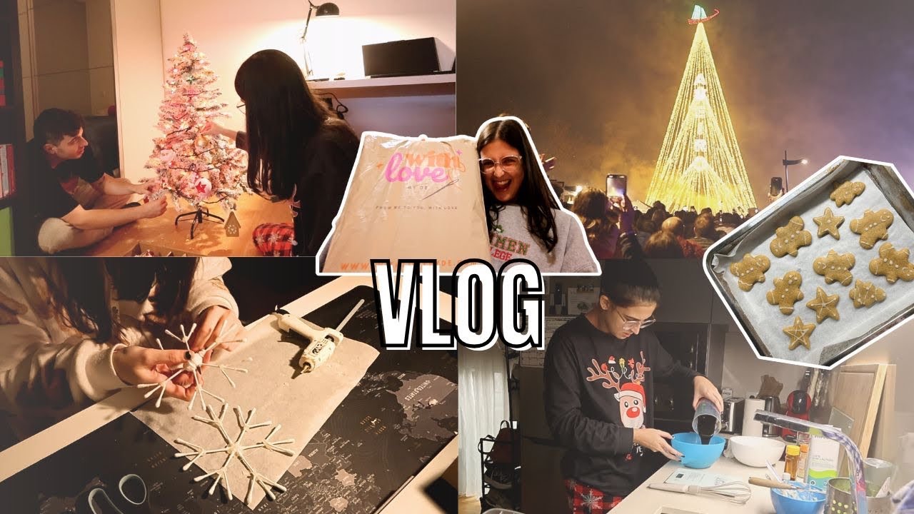 Vlog 🎄| montar a árvore, gingerbread cookies, decoração de natal, diy, ... ❄️👩🏽‍🍳