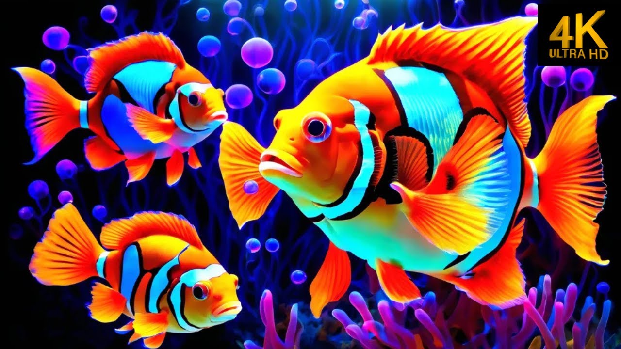 The Best 4K Aquarium – Soothing Jellyfish & Reef Fish with Sleep Music for Deep Relaxation