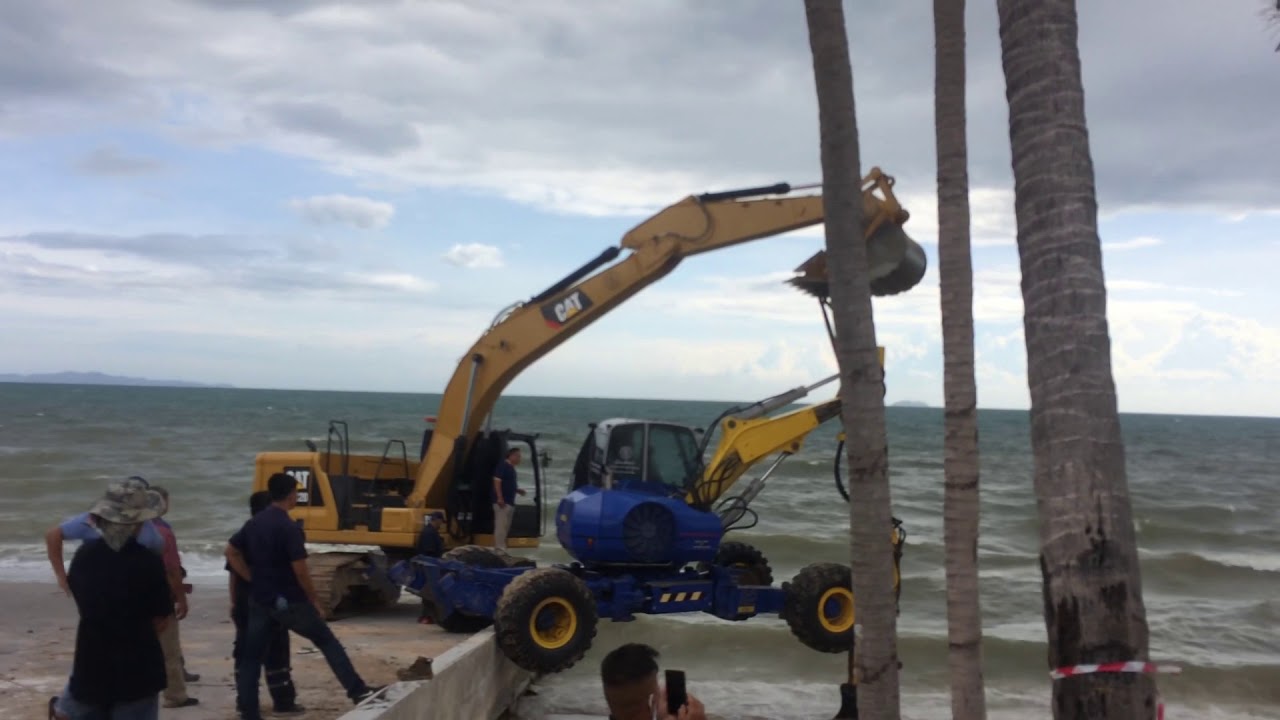 Bagger umgefallen 20.5.20 teil2 Thailand pattaya Deutsch Jomtien