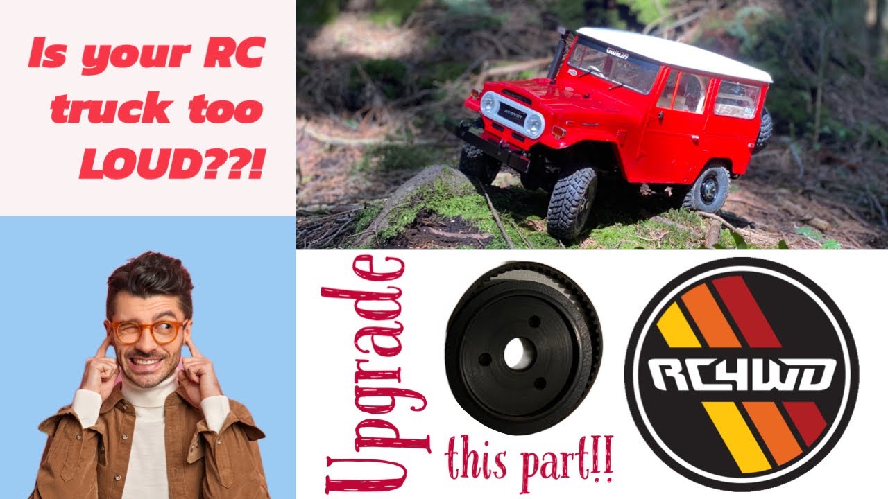 [REVIEW] Is your RC4WD truck REALLY noisy? Try this helpful upgrade!