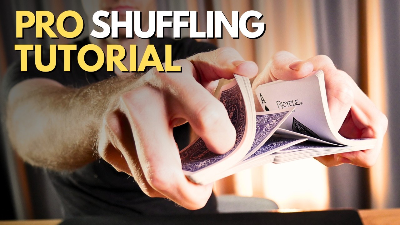 How To Riffle Shuffle Cards Like a Pro (Easy Tutorial)