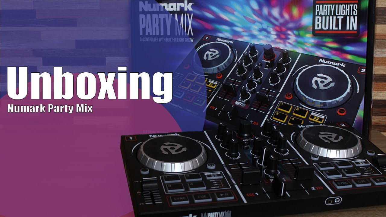 Numark Party Mix - Unboxing PT BR