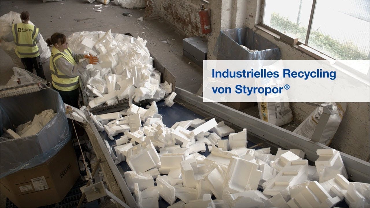 Industrielles Recycling von Styropor®/EPS