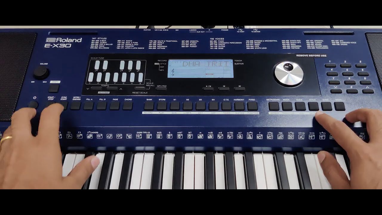 Roland E-X30 ALL NEW INDIAN STYELS 2020 EDITION | 9033773457 | V ROCK AND POP