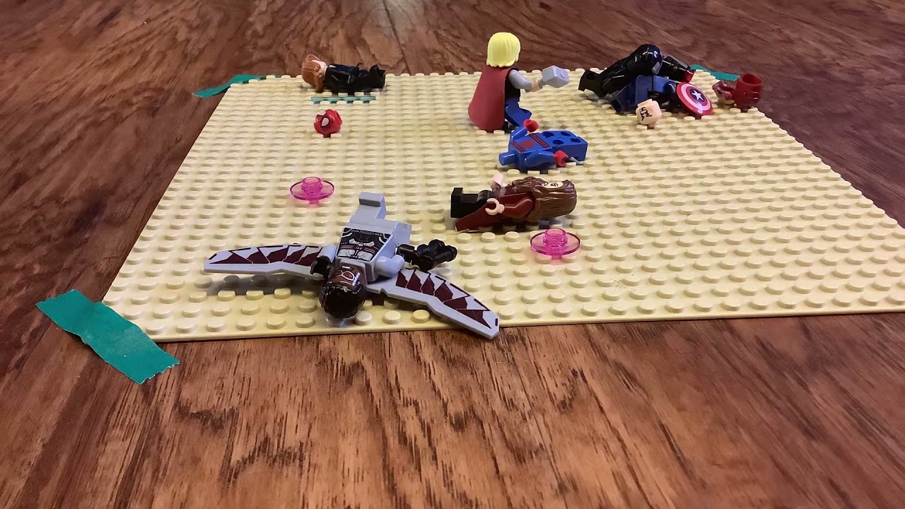 4v4 Marvel War - LEGO Stop Motion
