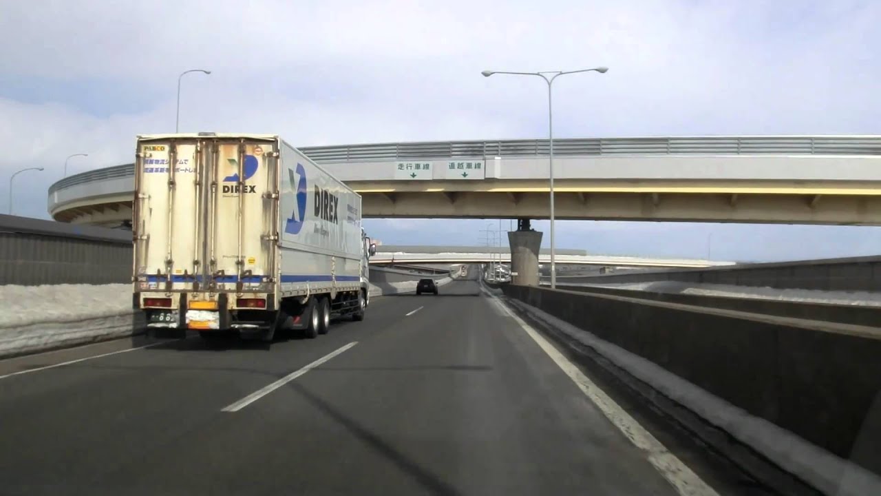 道央道下り 札幌南IC→札樽道上り 札幌西IC 車載動画 2011/03/07