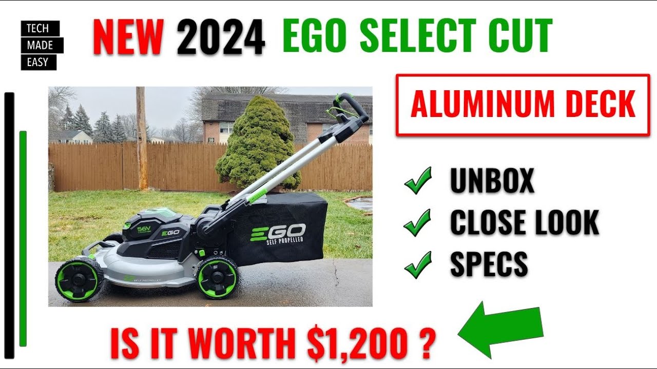 НОВАЯ АЛЮМИНИЕВАЯ газонокосилка EGO Select CUT EGO LM2206sp EGO LM2200sp
