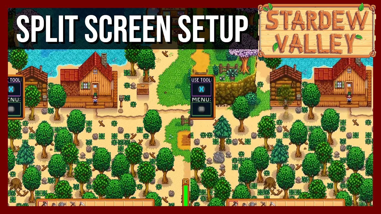 Stardew Valley 2 to 4 Player Local Split Screen Coop PC Setup