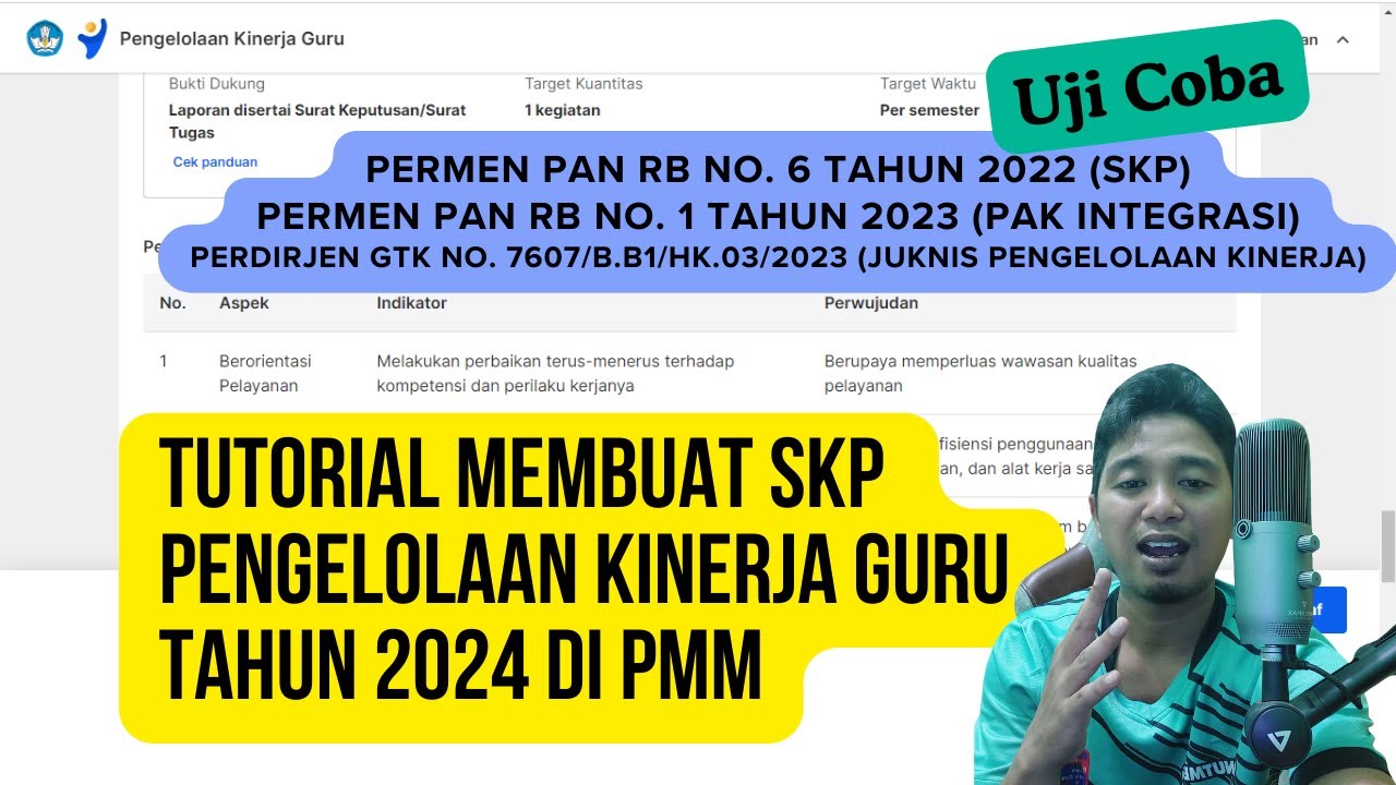 Cara membuat SKP Ekinerja Guru Tahun 2024 di PMM || Uji Coba