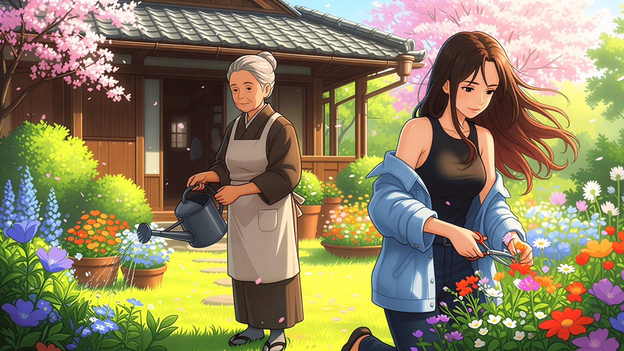 A Beautiful Quiet Village || Ghibli Style Peaceful Routine