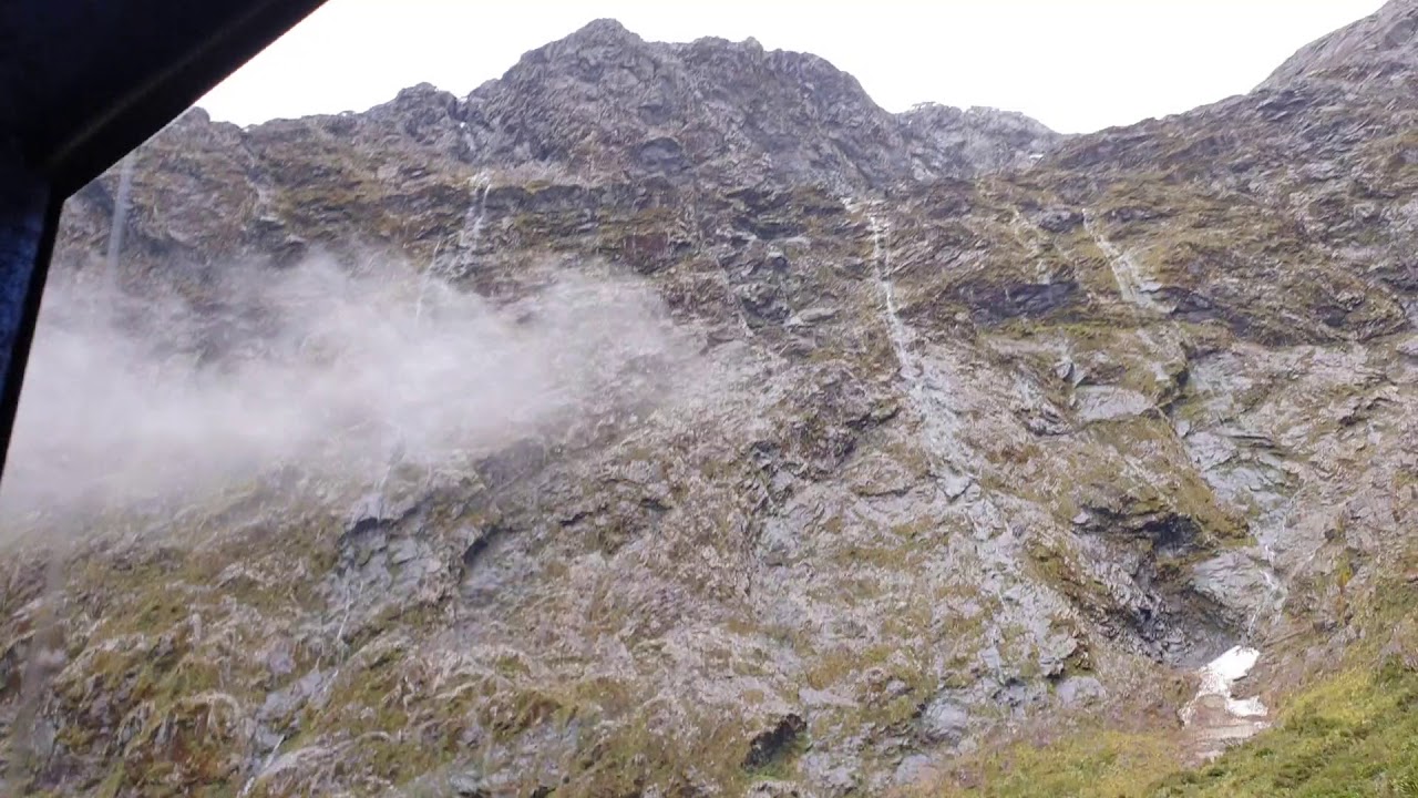 Inside the Homer Tunnel- Linking Milford Sound to Te Anau, New Zealand