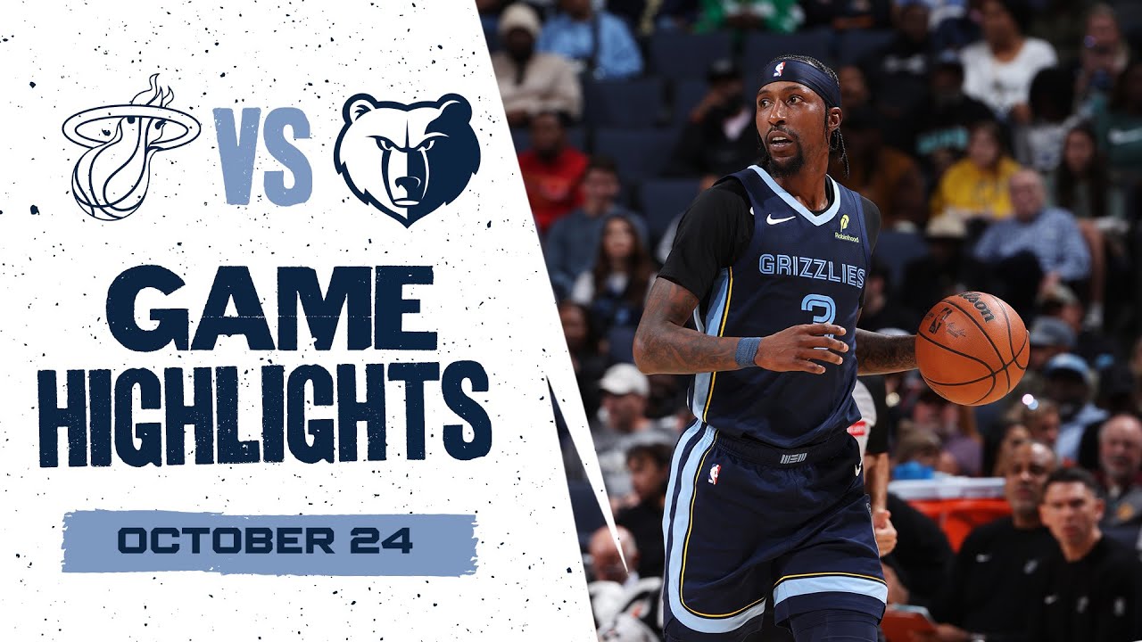 Memphis Grizzlies Highlights vs Miami Heat