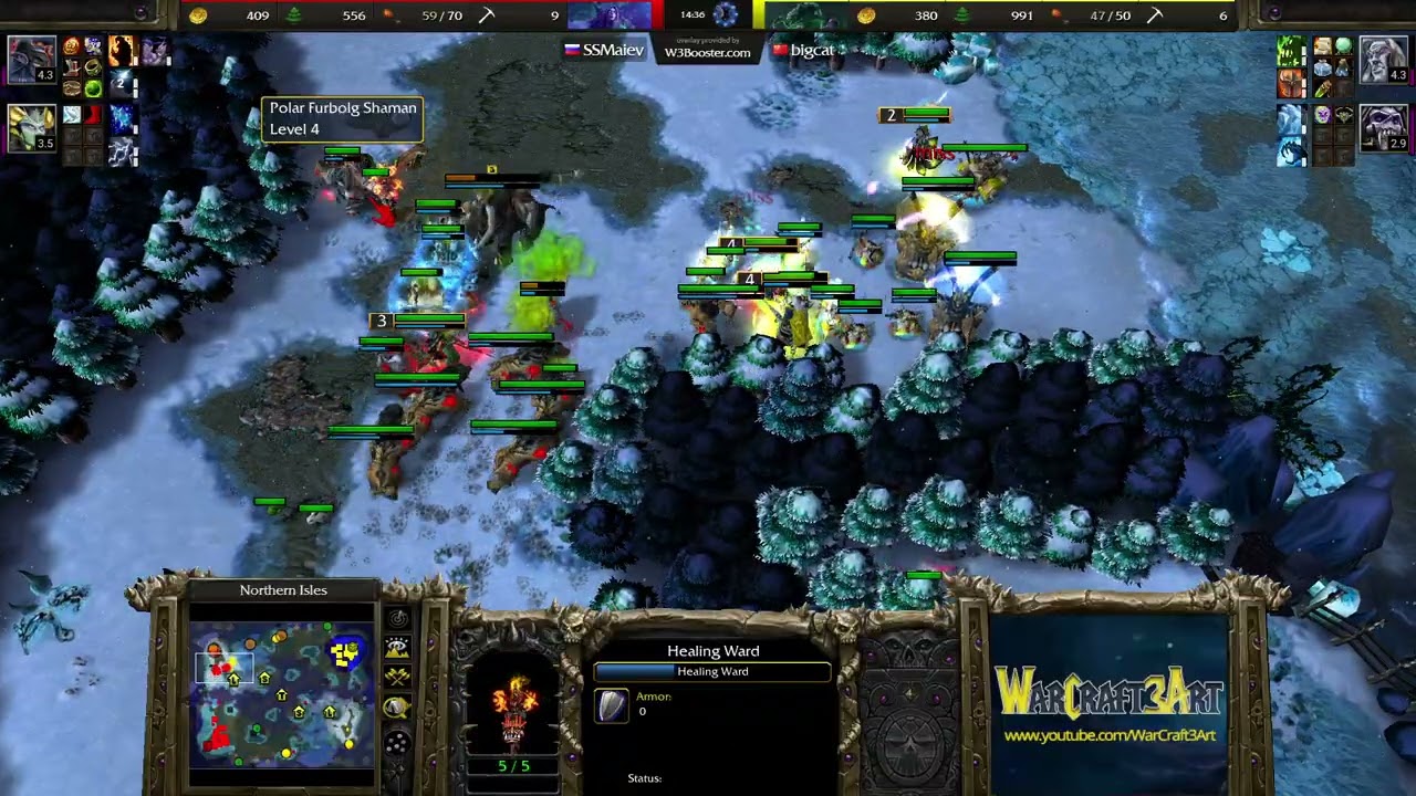 tbc_bm(UD) vs Maiev(NE) - Warcraft 3: Classic - RN8850