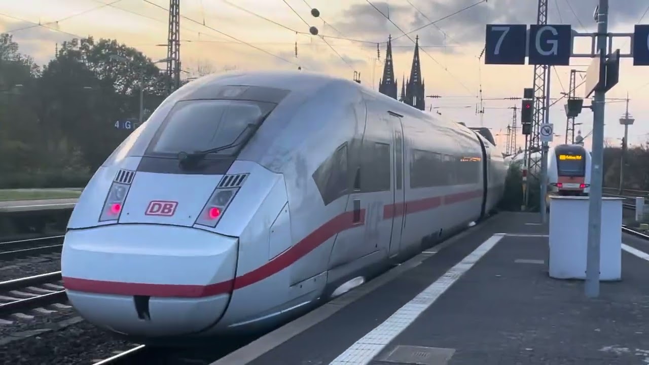 Zugbetrieb in Köln Messe/Deutz.