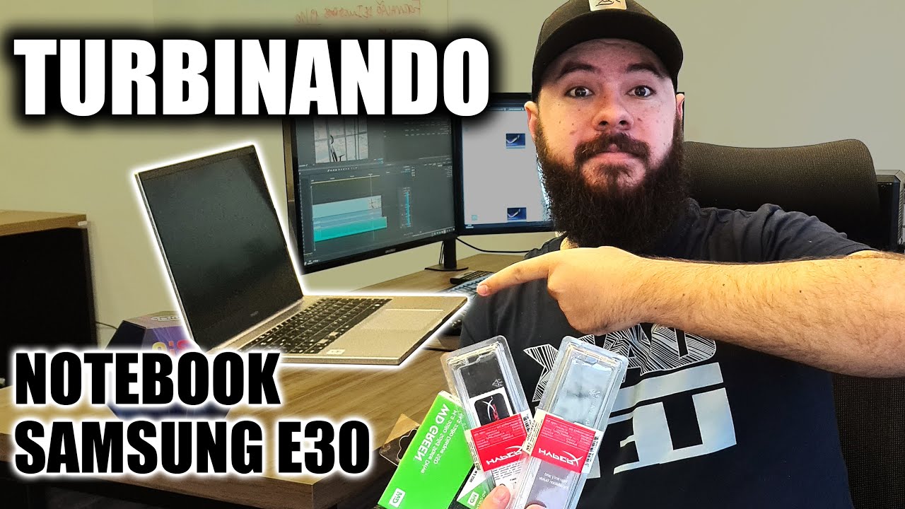 TURBINANDO NOTEBOOK SAMSUNG BOOK E30 GASTANDO APENAS MIL REAIS