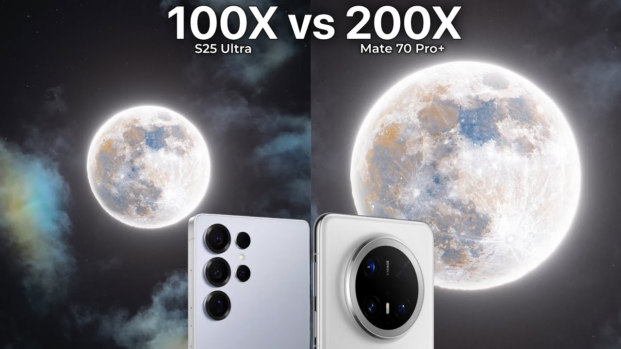 Сравнение тестов Live Zoom на Samsung Galaxy S25 Ultra и Huawei Mate 70 Pro Plus
