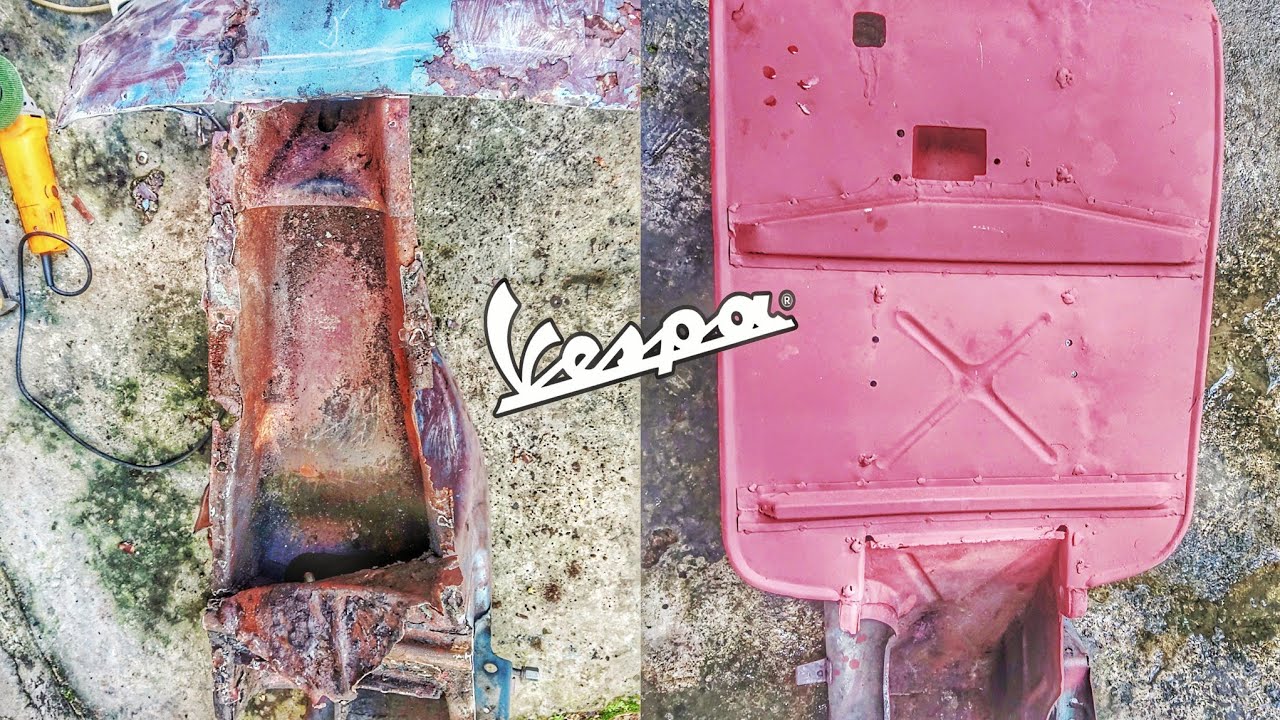 1980 VESPA PX150 Full Restoration | Part 1 Rust Damge Chassis Repair