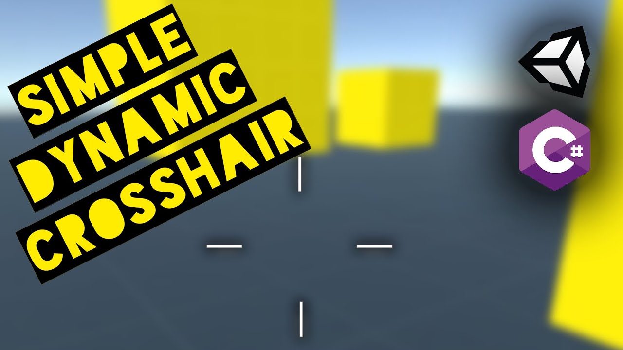 How to Create a Simple Dynamic Crosshair (Unity3D, C#, Game Design)