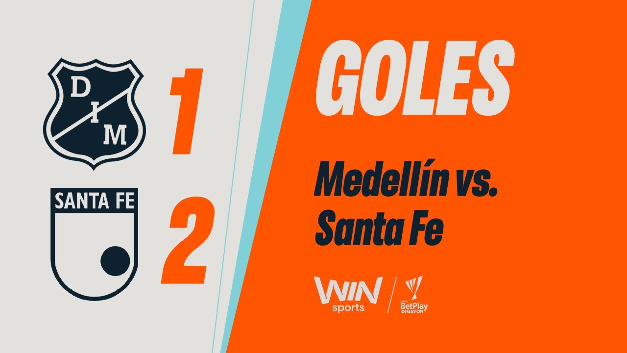 Medellín vs. Santa Fe (goles) | Liga BetPlay Dimayor 2025-1 |  Final - Vuelta