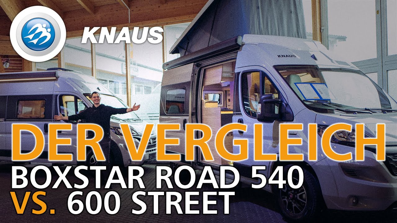 KNAUS BoxStar Kastenwagen 540 Road oder 600 Street als 60 Years Edition | Der Wohnmobil VERGLEICH