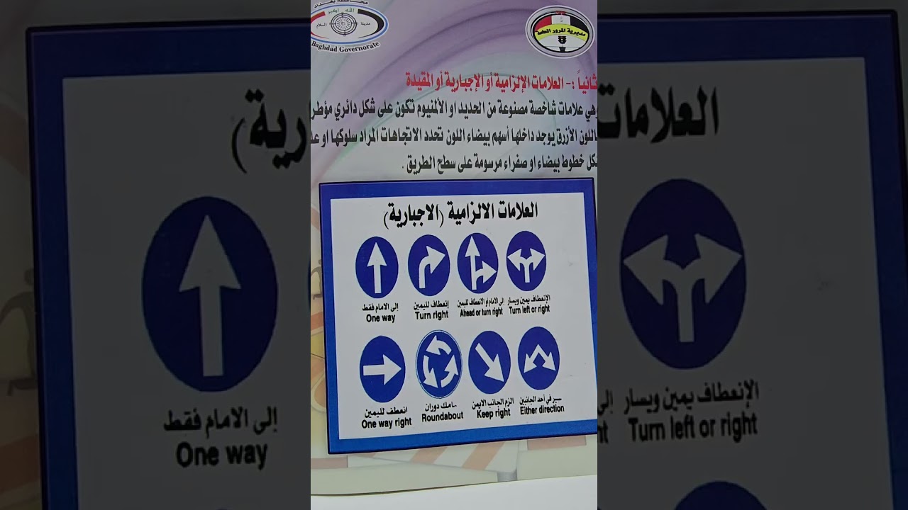 العلامة الثانية : (العلامات الالزامية أو الاجبارية أو المقيدة).