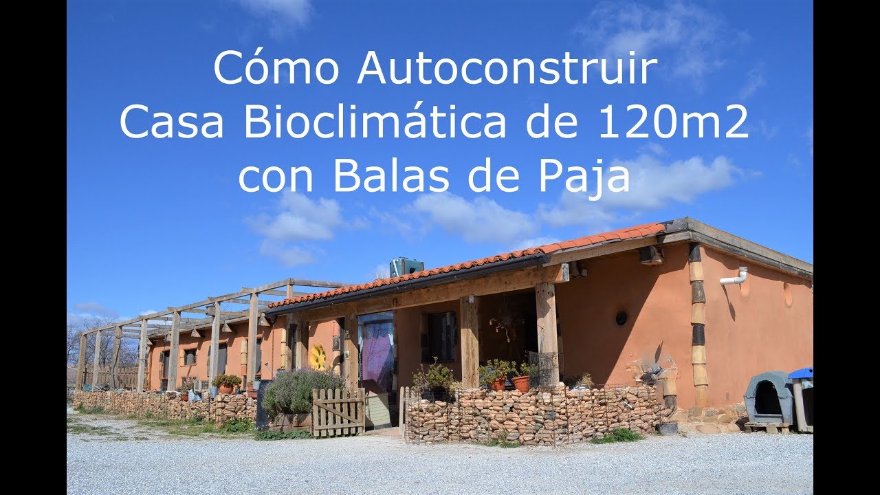 Como autoconstruir casa bioclimática de 120 m2 entre 2 personas