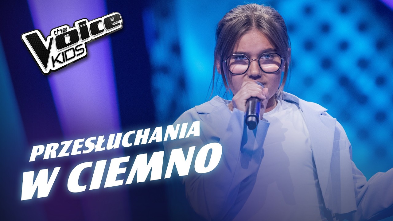 Marysia Rogowicz - &bdquo;Defying Gravity&rdquo; - Przesłuchania w ciemno | The Voice Kids Poland 9