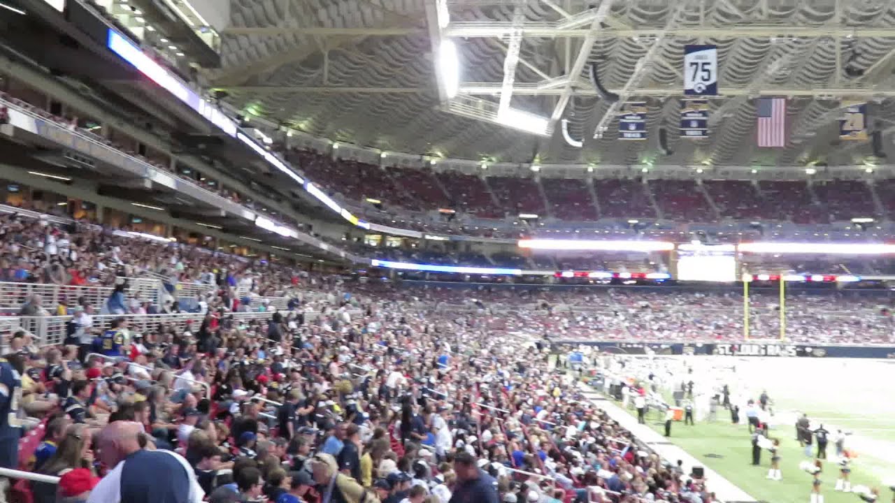 The Dallas Cowboys Fans takeover Edward Jones Dome in St. Louis