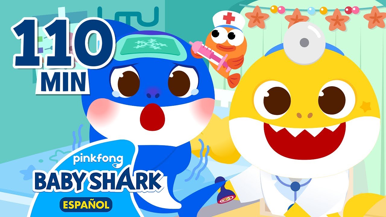 La Familia Tibur&oacute;n Lleg&oacute; al Hospital | Tibur&oacute;n Beb&eacute; Juego de Hospital | Baby Shark en espa&ntilde;ol