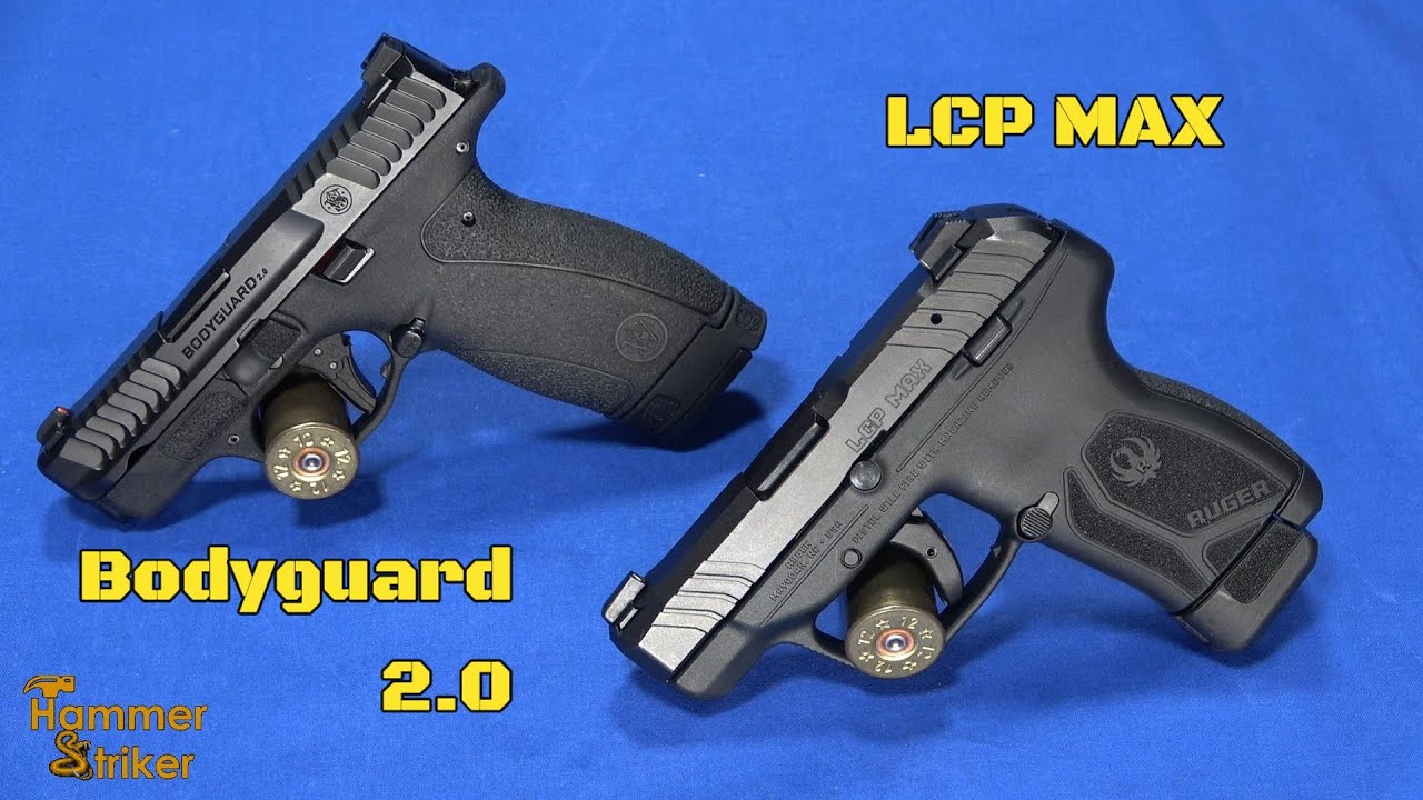 Выберите один вариант: S&W BODYGUARD 2.0 или RUGER LCP MAX