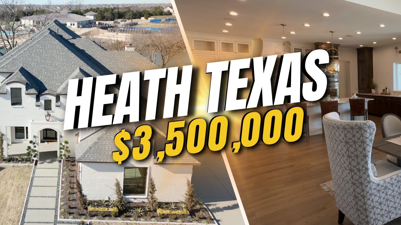 LUXURY CUSTOM HOME TOUR - HEATH TEXAS - $3.5 MILLION - DALLAS LAKE LIFE