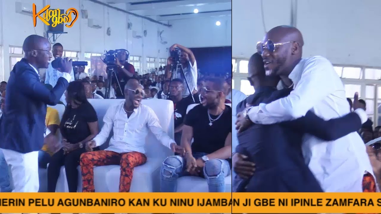 King's College Young Boy Shocks 2Baba And His Wife Annie Idibia With His Rap