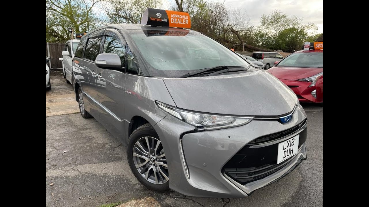 Toyota Estima Hybrid 2018 Facelift New shape 8 seater 2.4 liter AHR20.