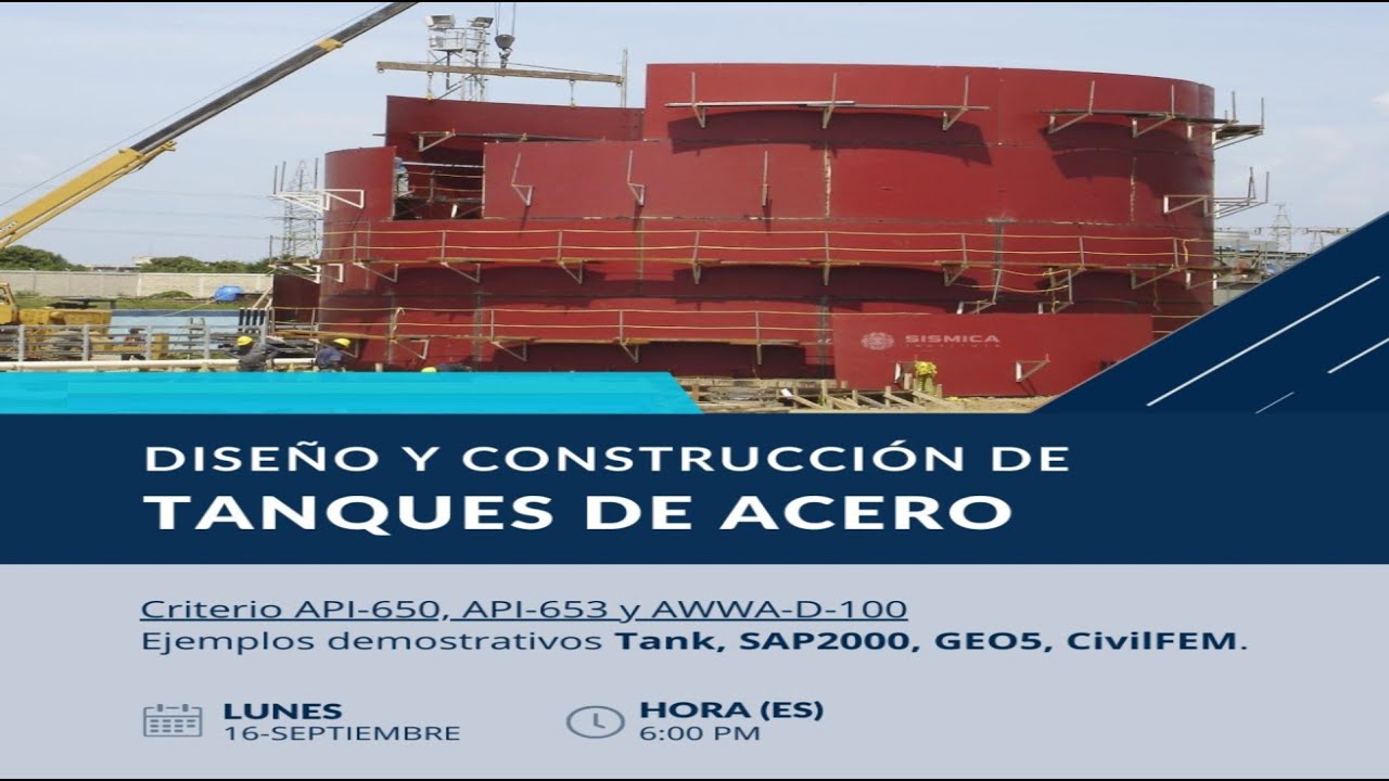 👨‍💼Diseño y construcción de tanques de acero apoyados sobre terreno