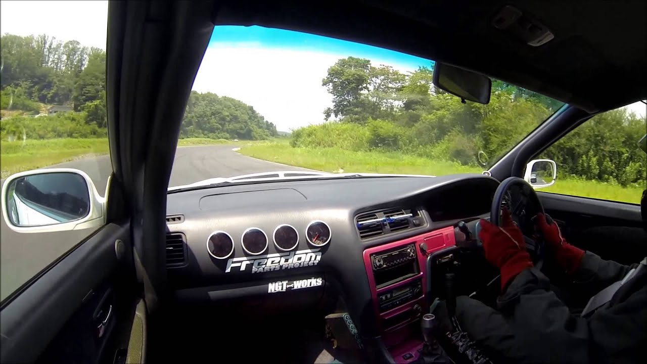 手塚 強　ＹＺ東、逆走アウトコース車載！ＪＺＸ１００　TsuyoshiTezuka　クラッチ終了orz
