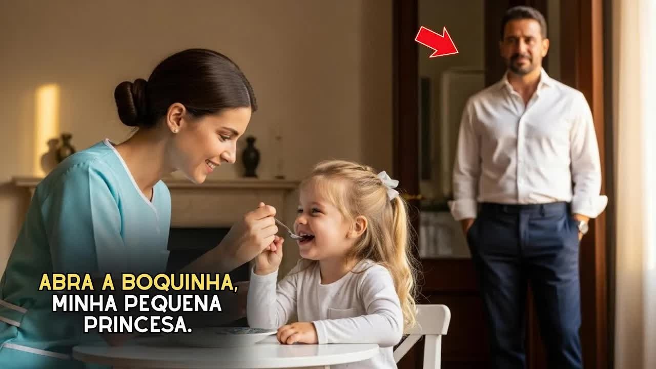 MILIONÁRIO viúvo jurou nunca mais AMAR    Até ver a NOVA BABÁ da sua filha...