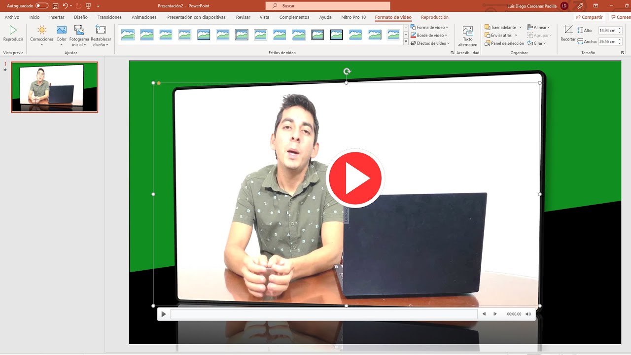 COMO INSERTAR UN VIDEO A UNA PRESENTACIÓN DE POWER POINT