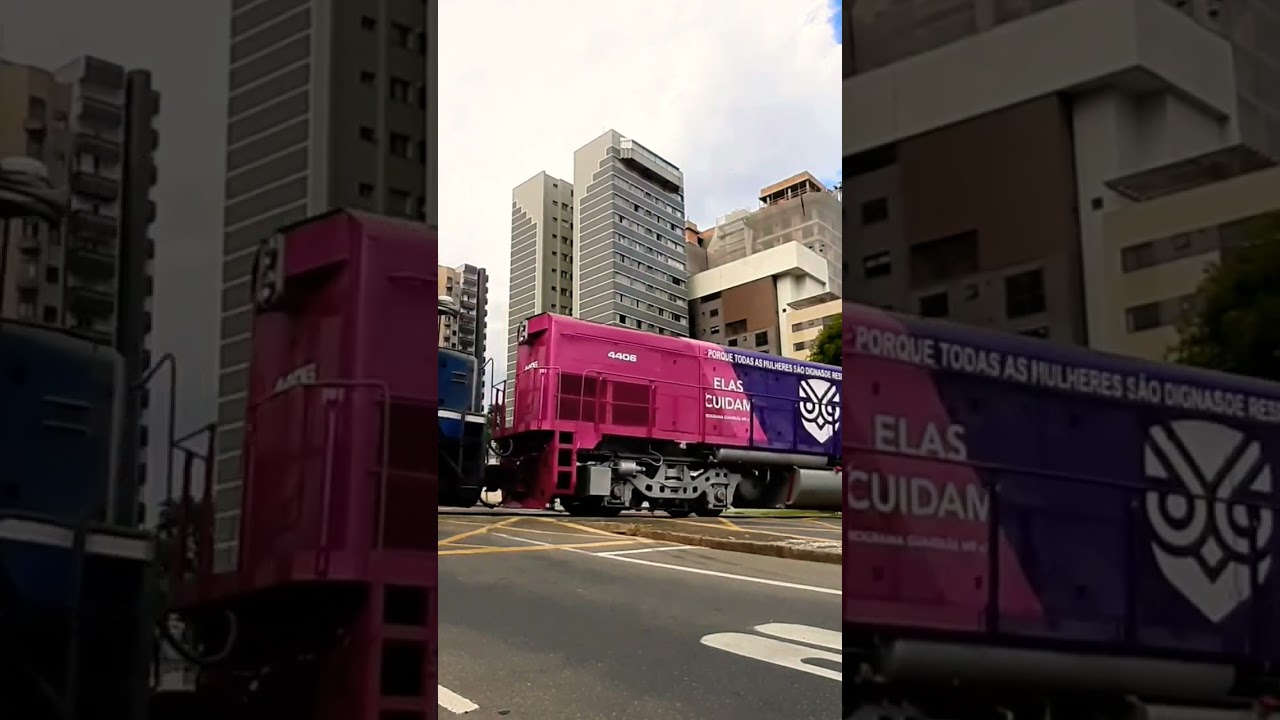 Trem da RUMO - Nova Locomotiva G22U 