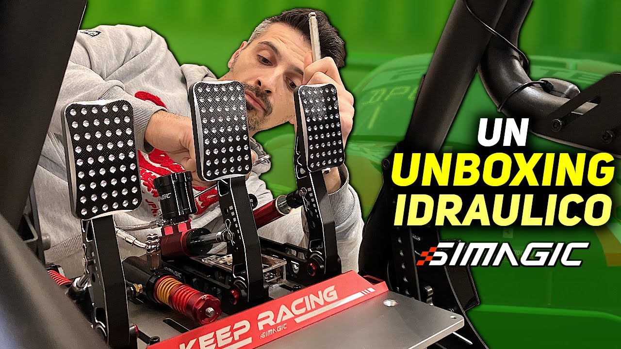 UNBOXING pedaliera SIMAGIC P2000 + motori aptici P-HPR | Passo al sistema idraulico