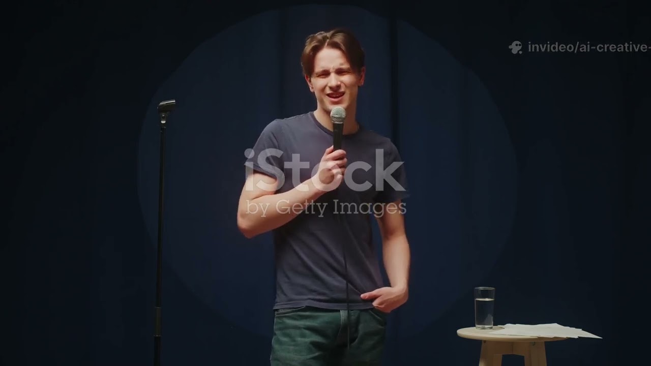 Can a Robot Make You Laugh? Watch AI Bomb & Crush On Stage!  #aihumor  #aivshuman #aiexperiment